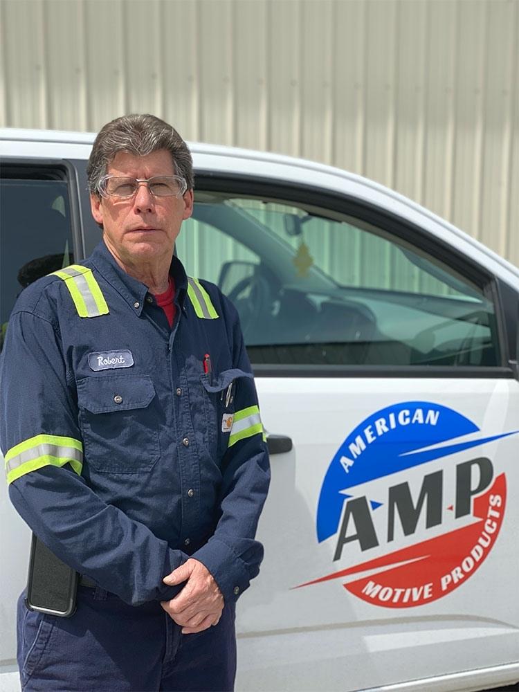American Motive Products salesman, Bob DeWitt.